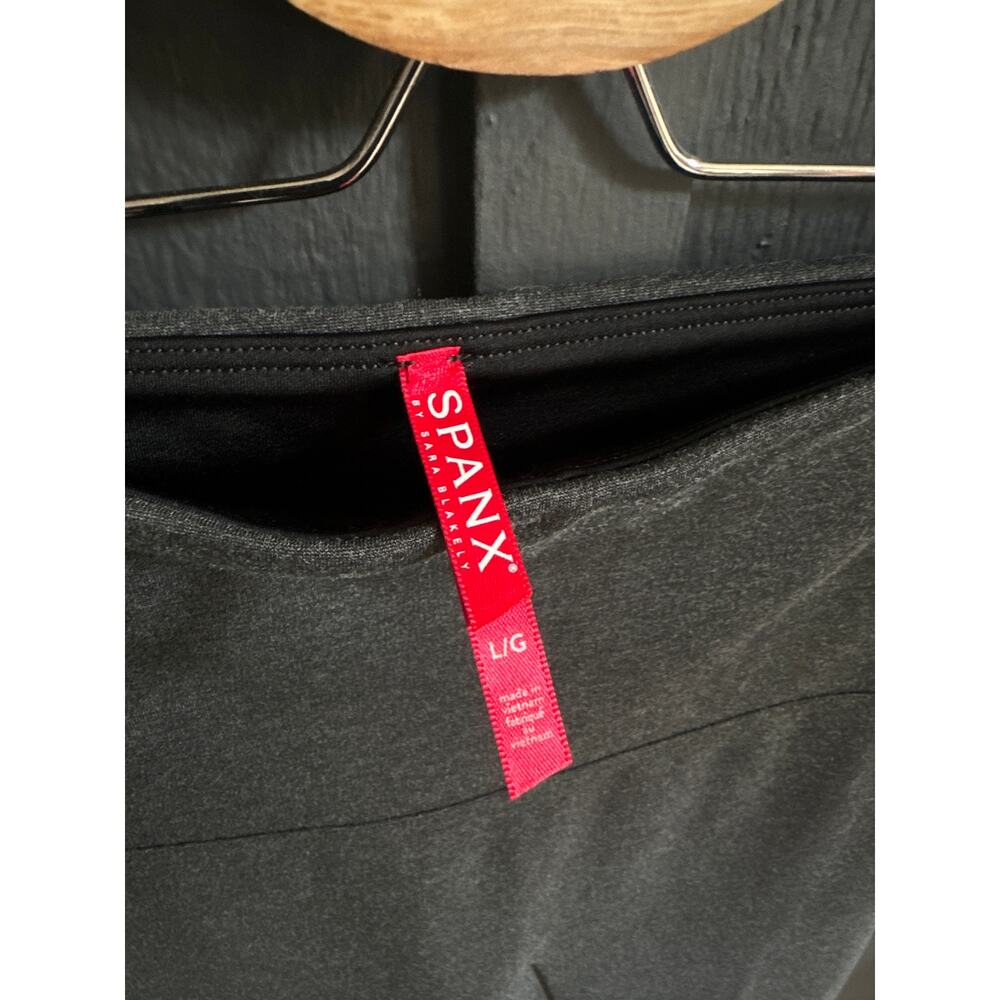 SPANX Ankle Ponte Leggings Gray Heather Charcoal Size Large - Picture 6 of 8